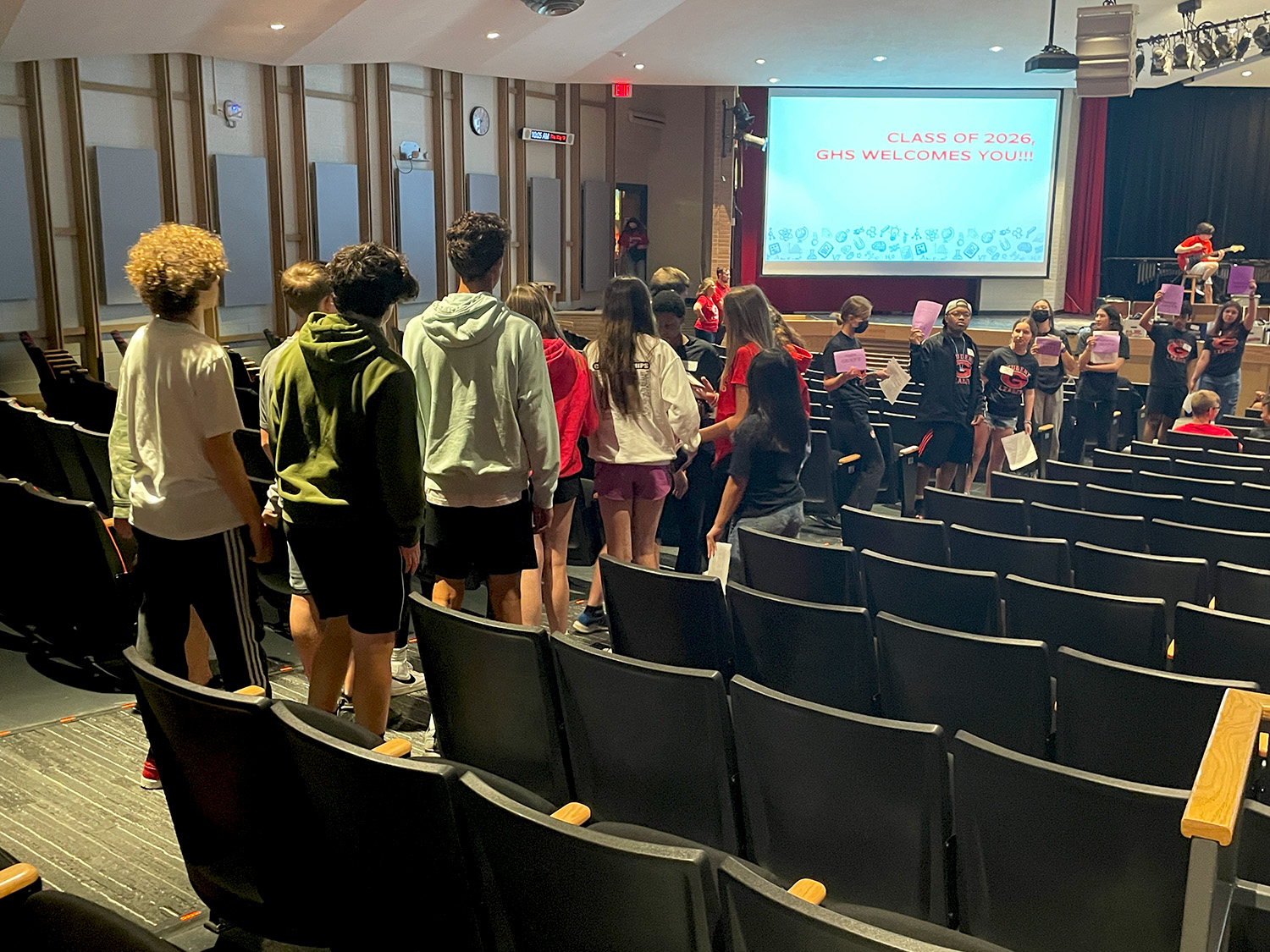 FMS eighth graders visit GHS for an introductory visit Guilderland